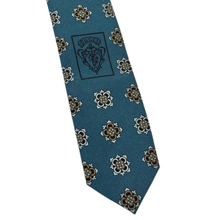 Gucci Blue/Green Silk Tie