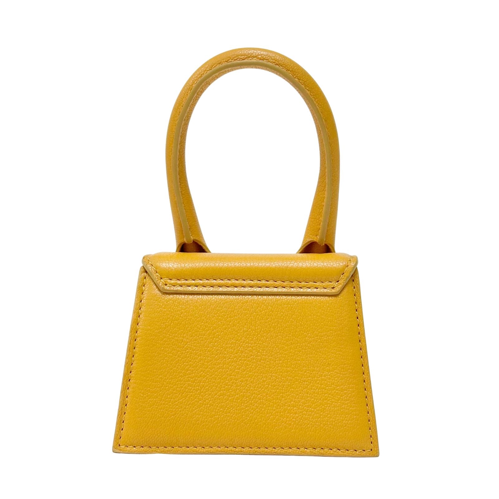 Jacquemus Mini Chiquito  Leather Yellow