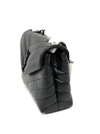 Saint Laurent Black Loulou Small Shouder Bag