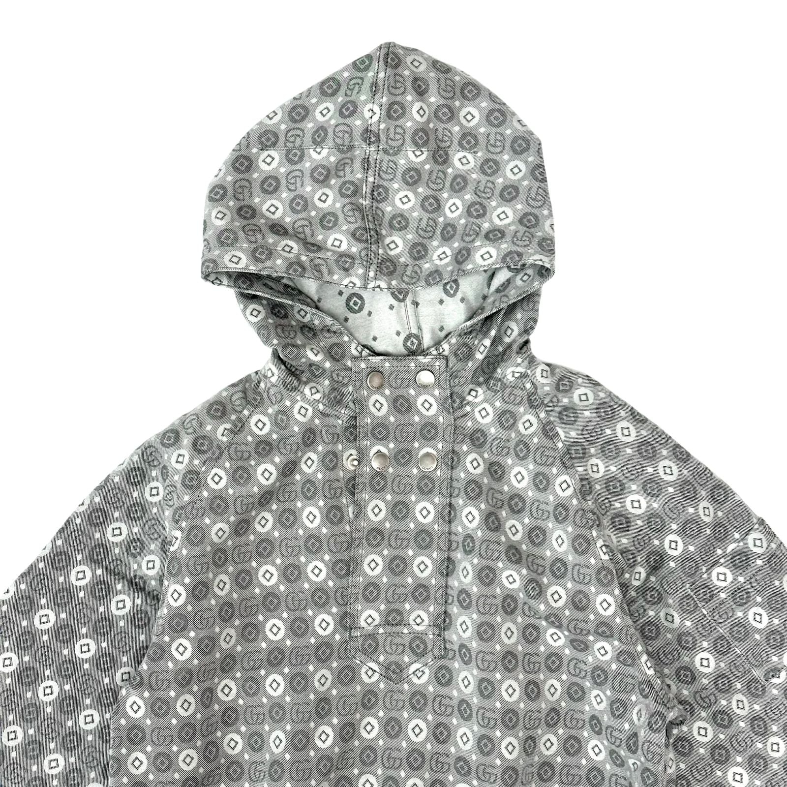 Gucci Monogram GG Hoodie Grey