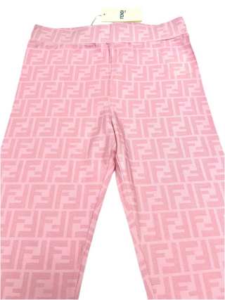 Fendi Kids Pink Leggings