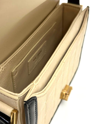 Saint Laurent Small Solferino Satchel Bag in Beige