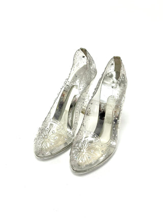 Dolce and Gabbana Silver PVC Crystal Embellishments