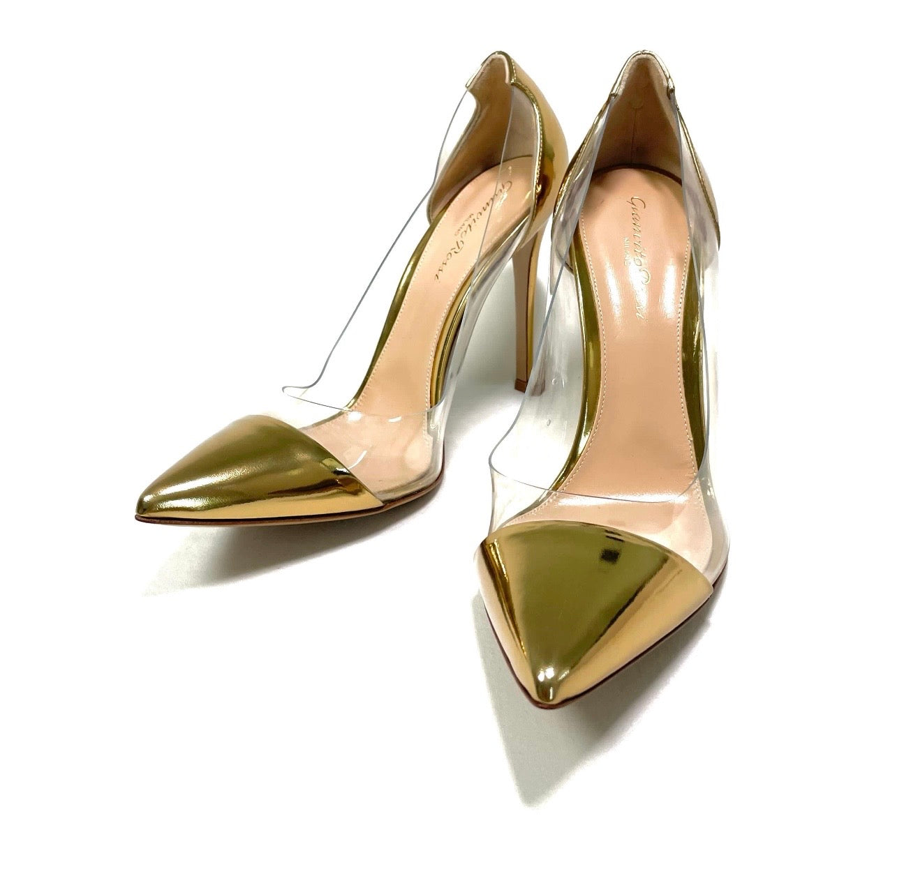 Gianvito Rossi Gold Pumps