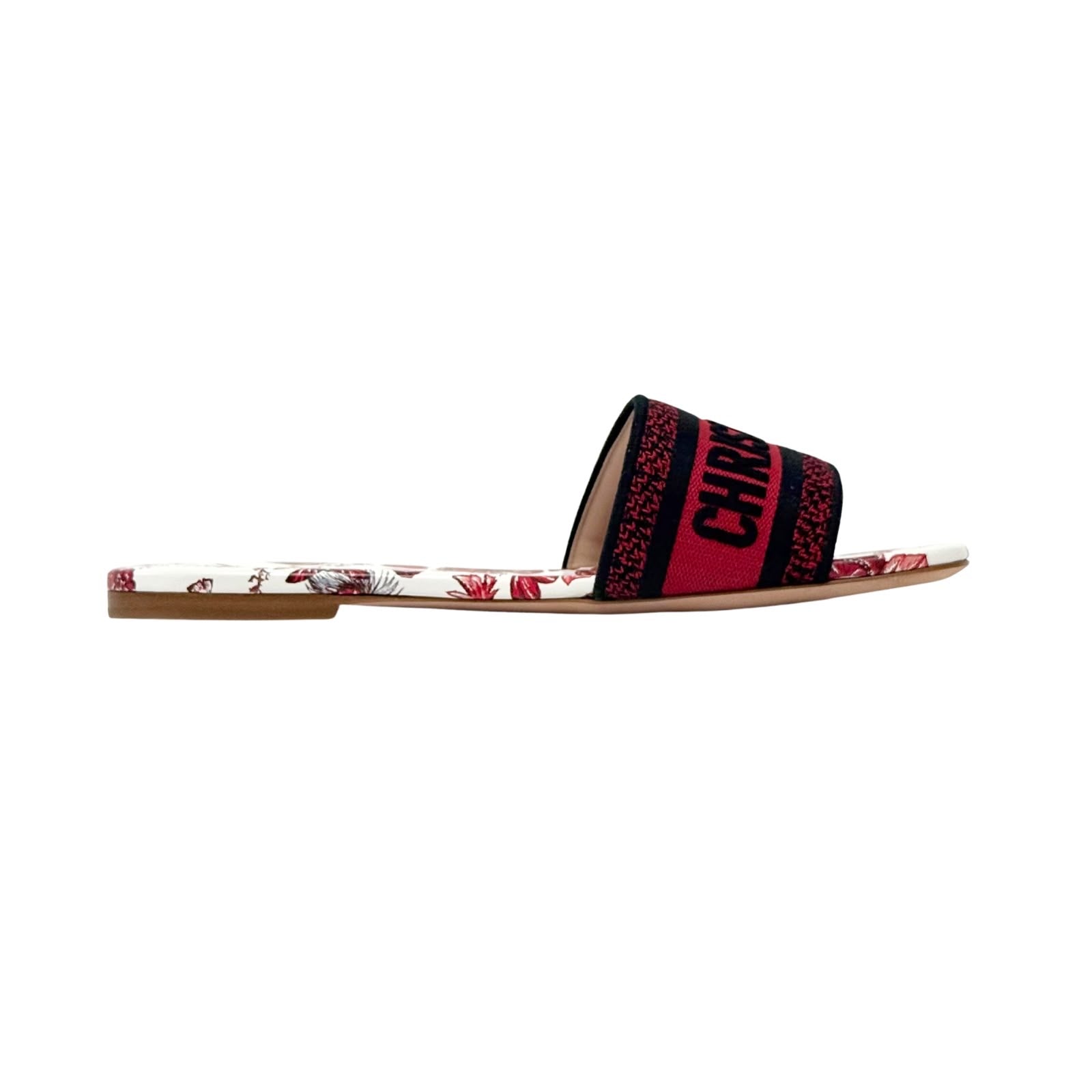 Christian Dior D Way Sandals Red