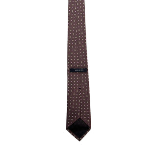 Gucci Multicolor Brown Silk Tie