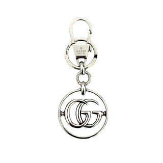 Gucci Silver GG Key Chain