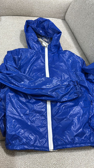 Burberry navy rain jacket