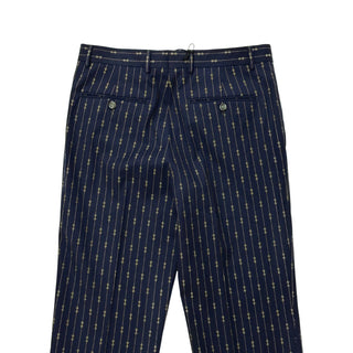 Gucci Horsebit Pinstripe Navy Slim Fit Suit