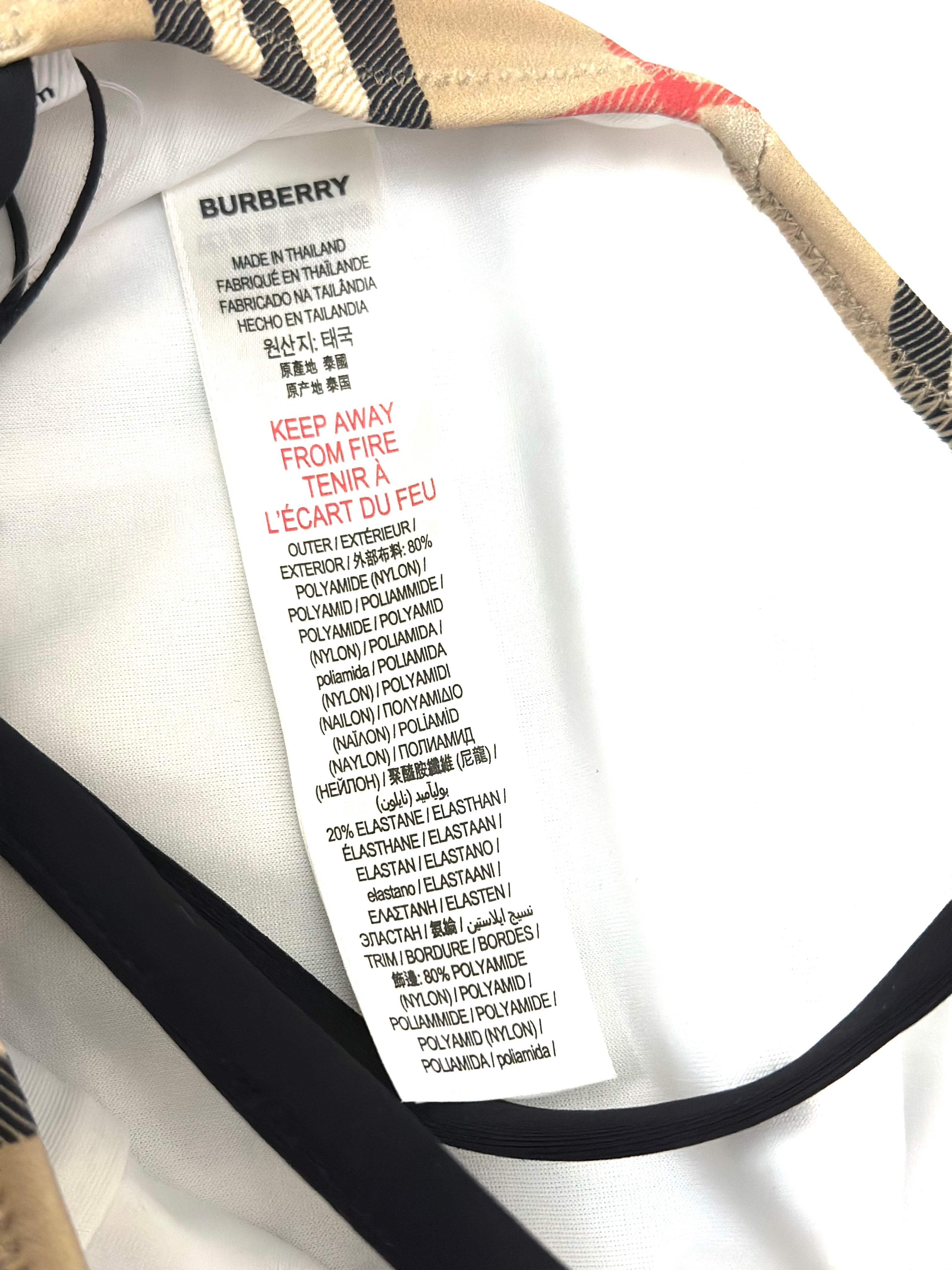 Burberry Classic Vintage Design Swimsuit
