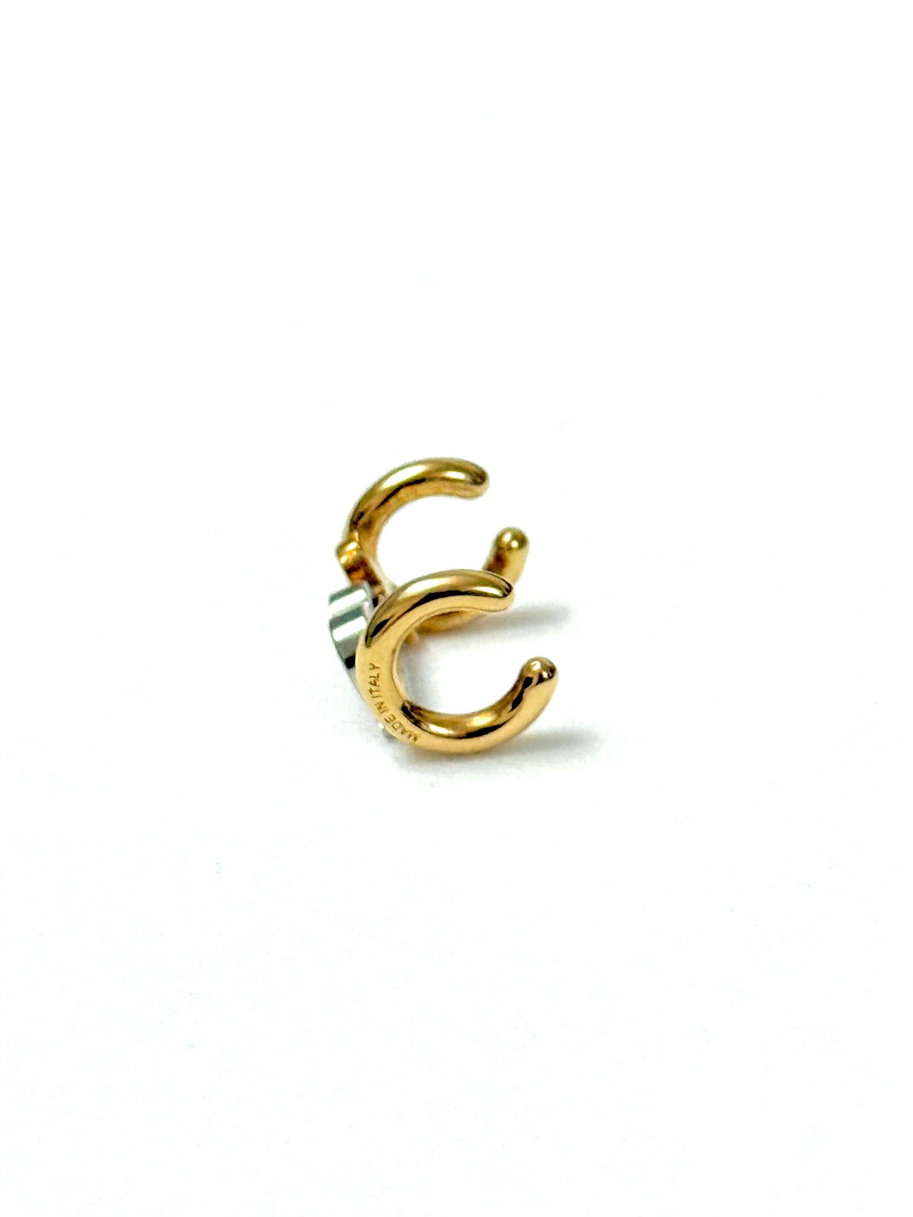 Burberry TB Gold Coated Ear Cuff