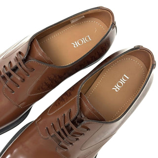 Christian Dior Timeless Derby Oblique Calf Leather Shoes