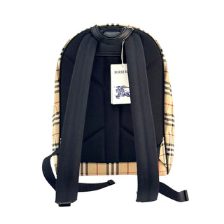 Burberry Check Canvas Backpack