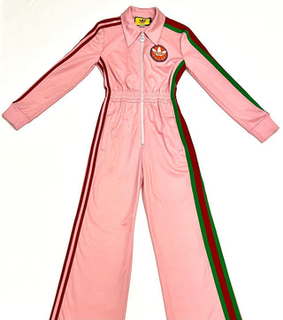 Gucci Adidas Pink Jumpsuit