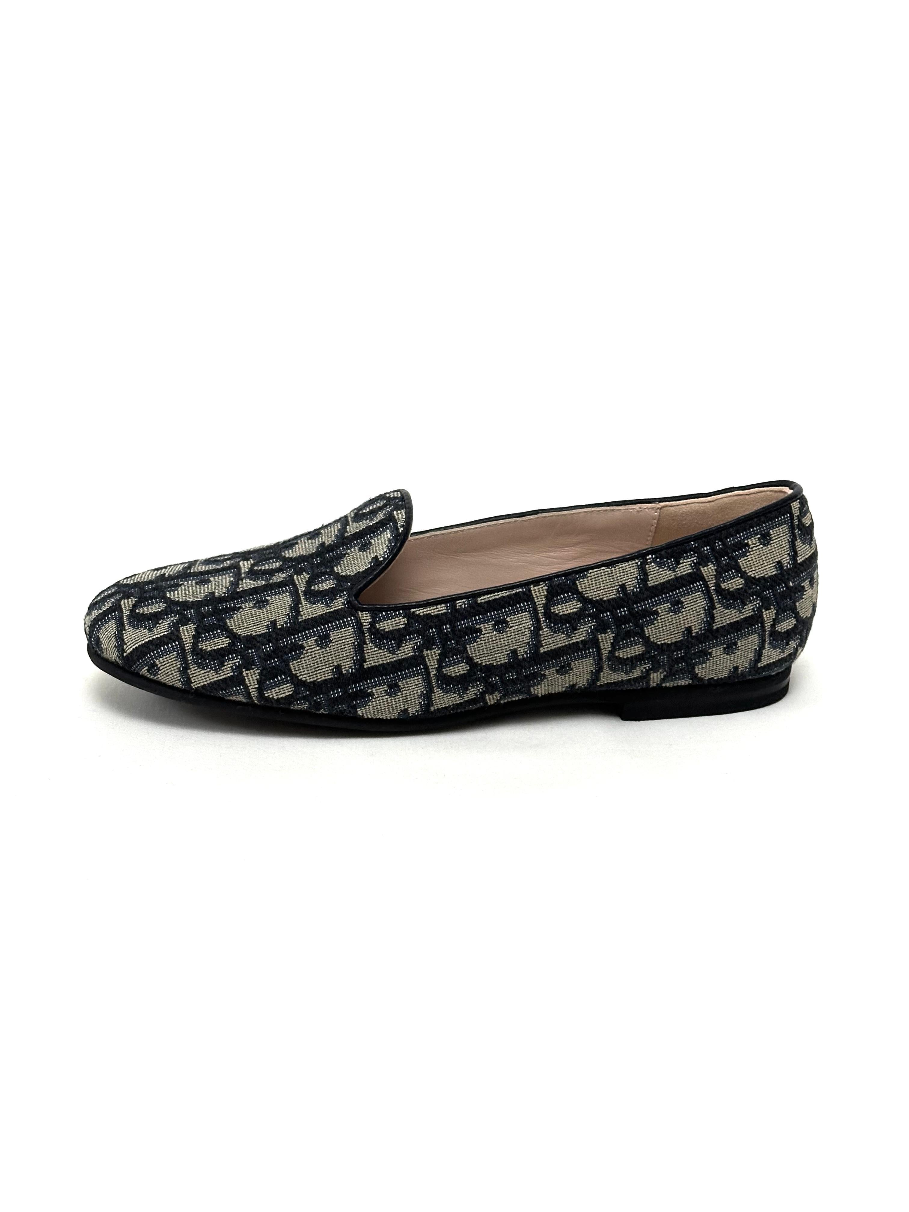 Christian Dior Ballerina Oblique Blue