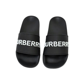 Burberry Slides Black / White