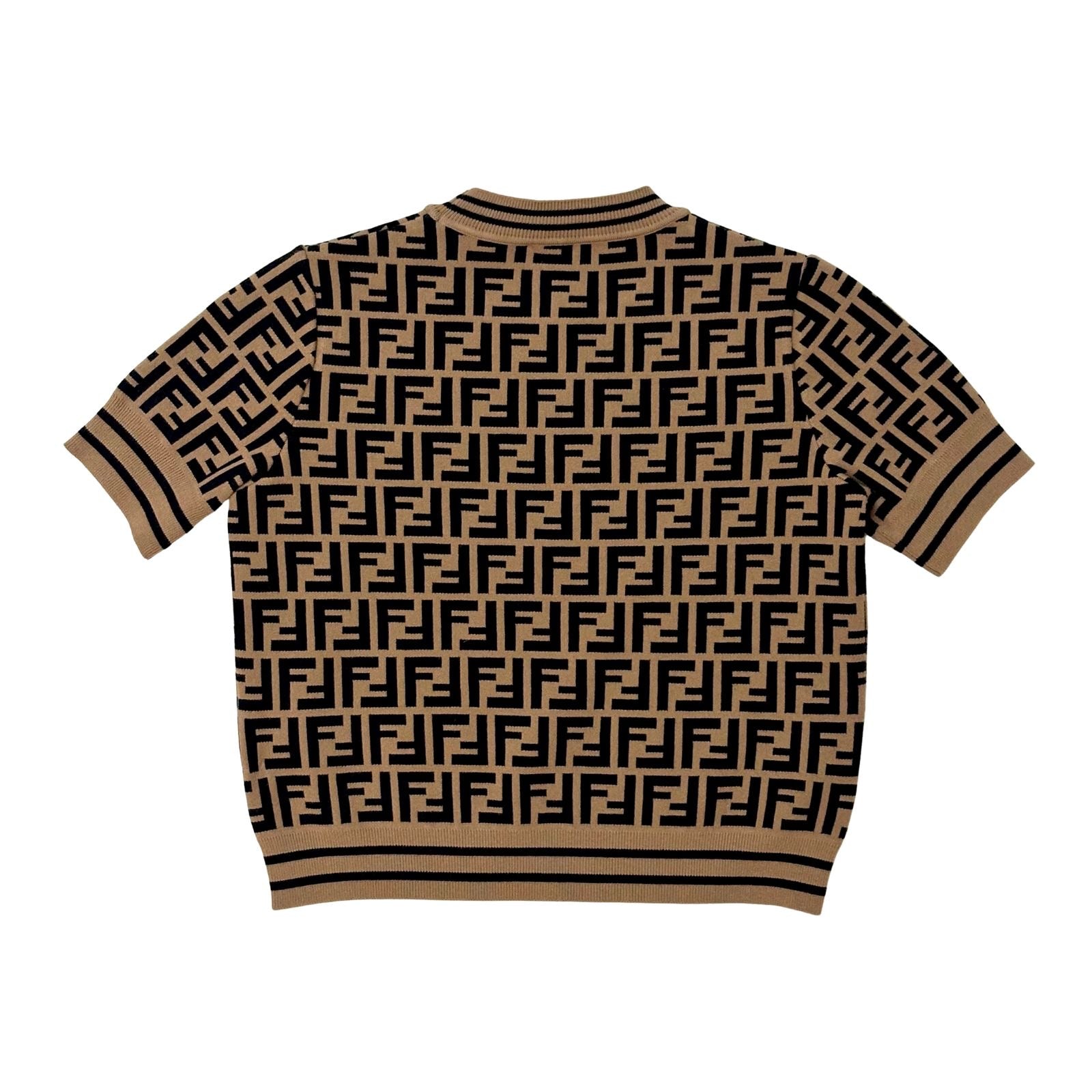 Fendi Brown FF Knitted Sweater