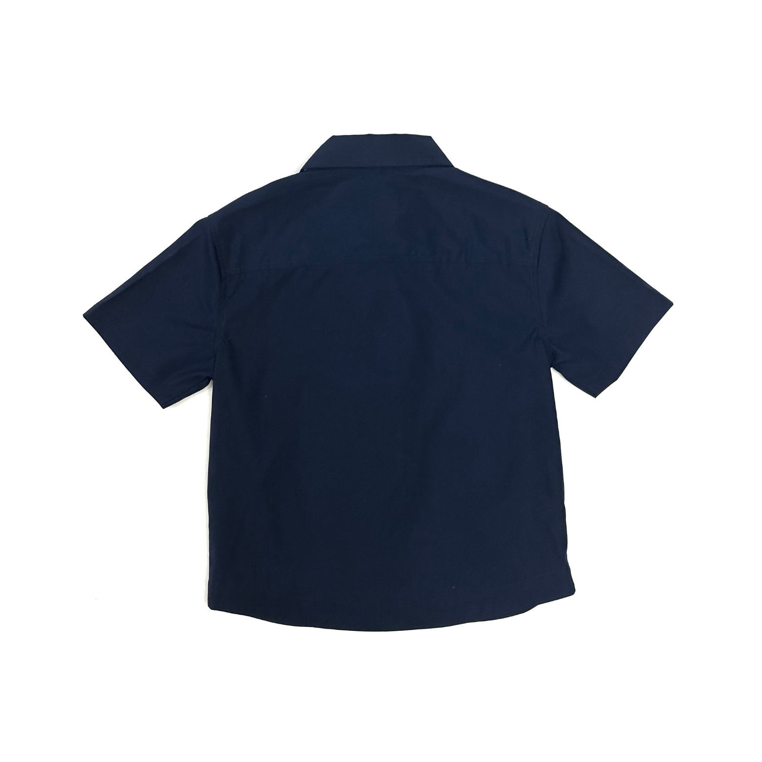 Burberry Navy Blue Embroidered Logo Shirt