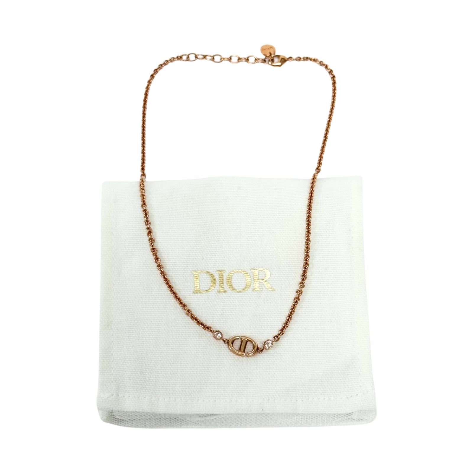 Christian Dior Rosegold Plated Necklace