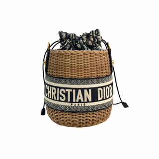 Dior Wicker Rattan Crossbody Bag
