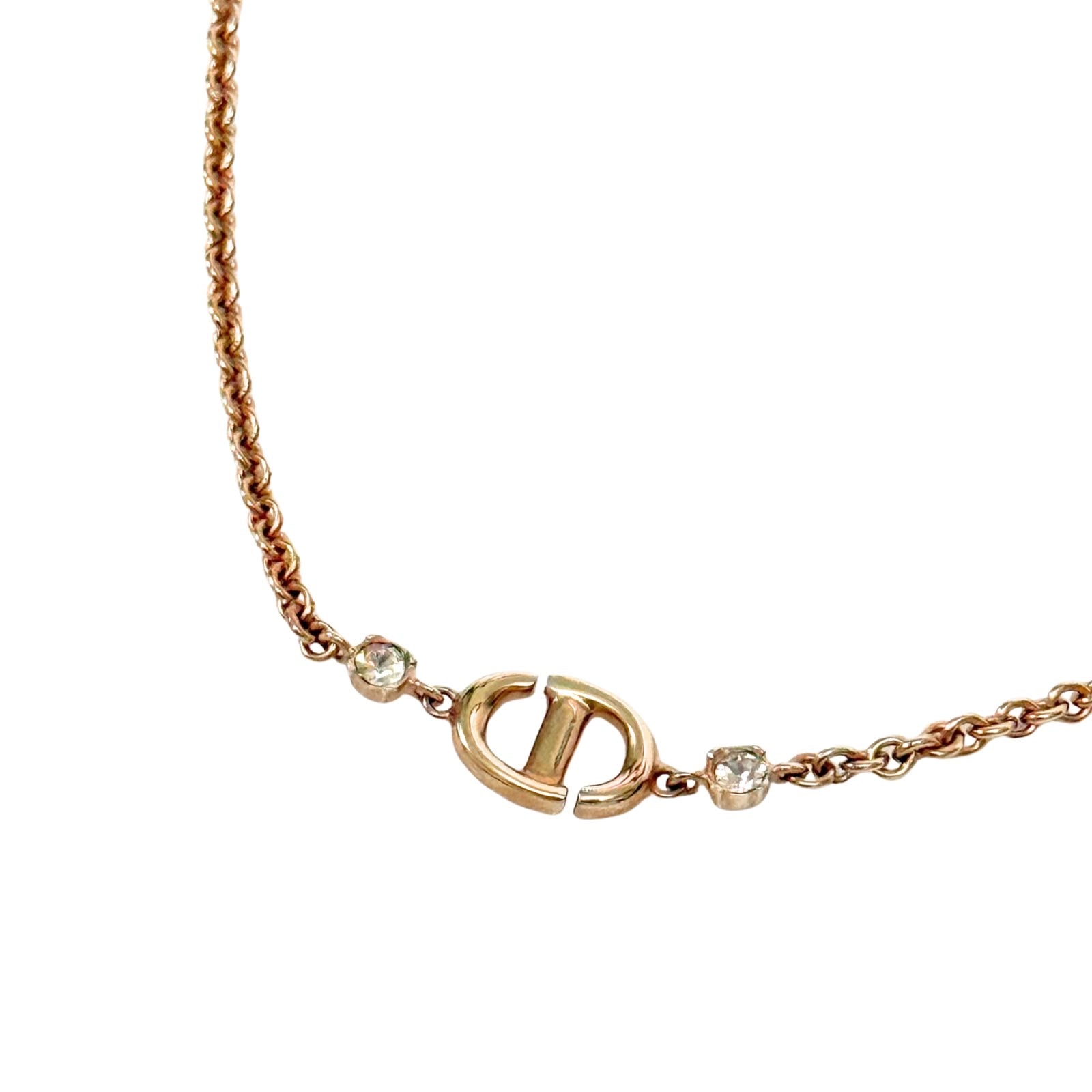 Christian Dior Rosegold Plated Necklace