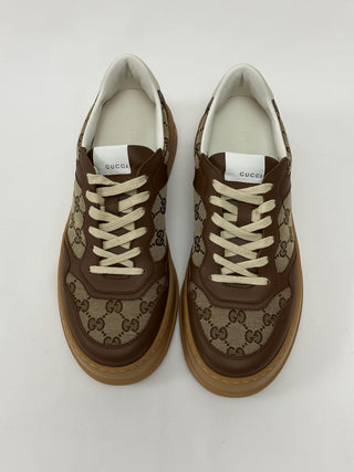 Gucci Classic Monogram Brown Beige Sneakers