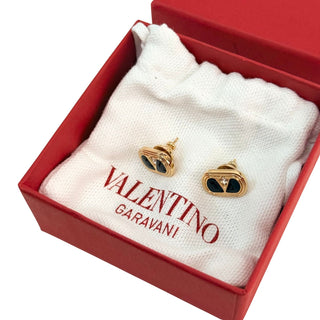Valentino Ovallete VLogo Stud Earrings