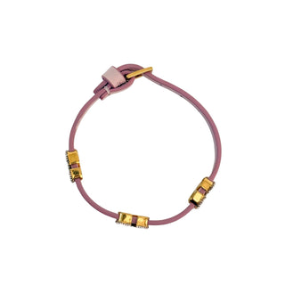 Valentino Garavani Vlogo Leather Bracelet