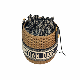 Dior Wicker Rattan Crossbody Bag