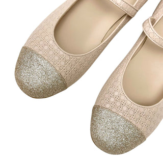 Christian Dior Ballerina Shoes in Sequin Pink