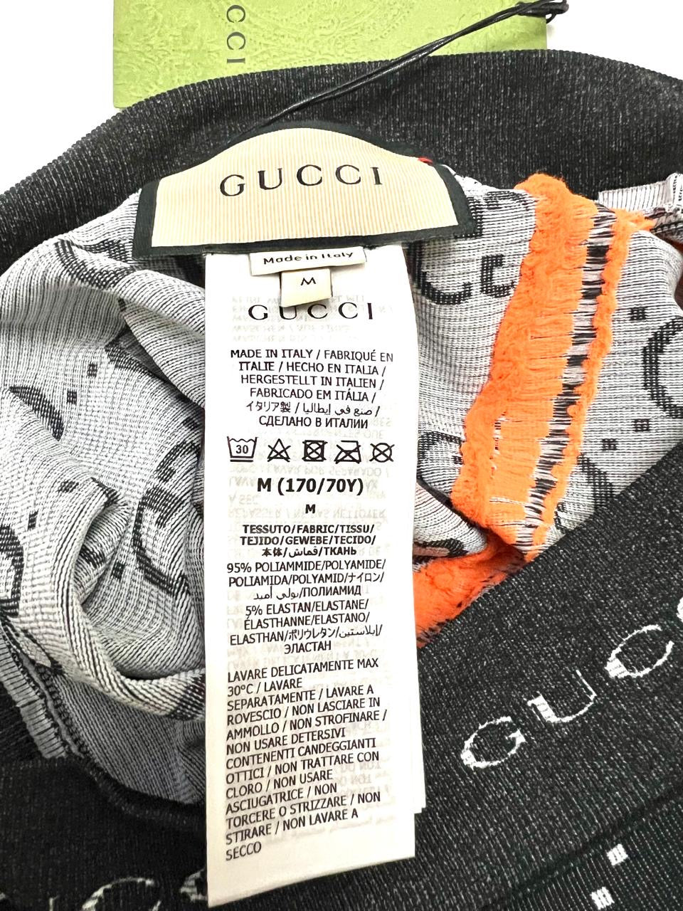 Gucci Leggings Black / Orange
