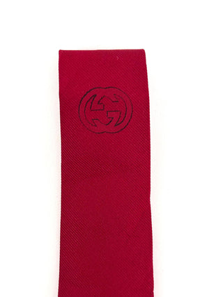 Gucci Red Silk Tie
