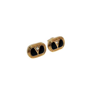 Valentino Ovallete VLogo Stud Earrings