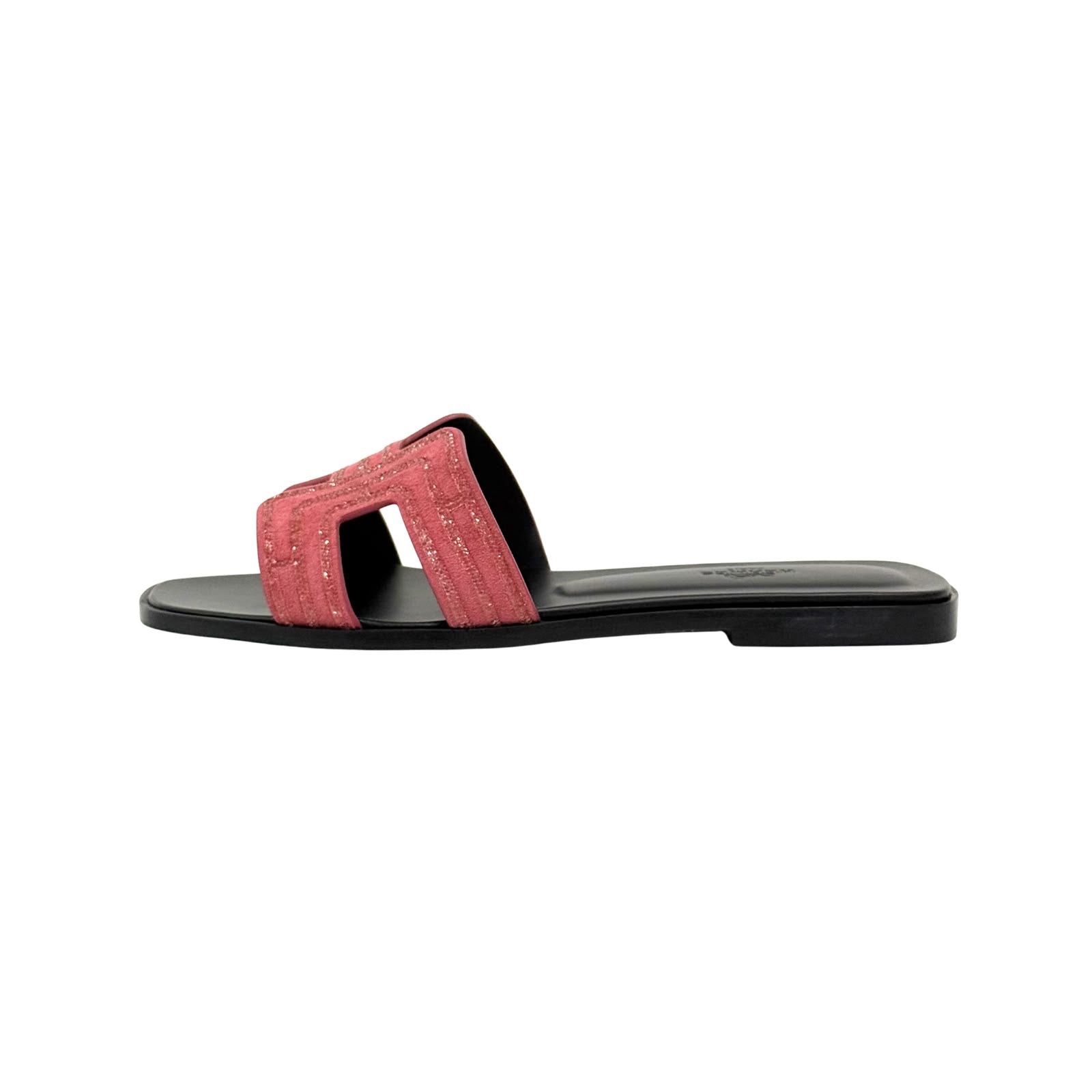Hermes Limited Edition Oran Sandal Arcane Rose Amarante