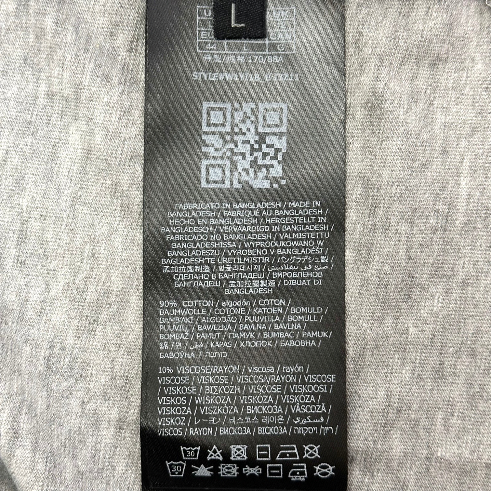 Guess Logo Tshirt Grey