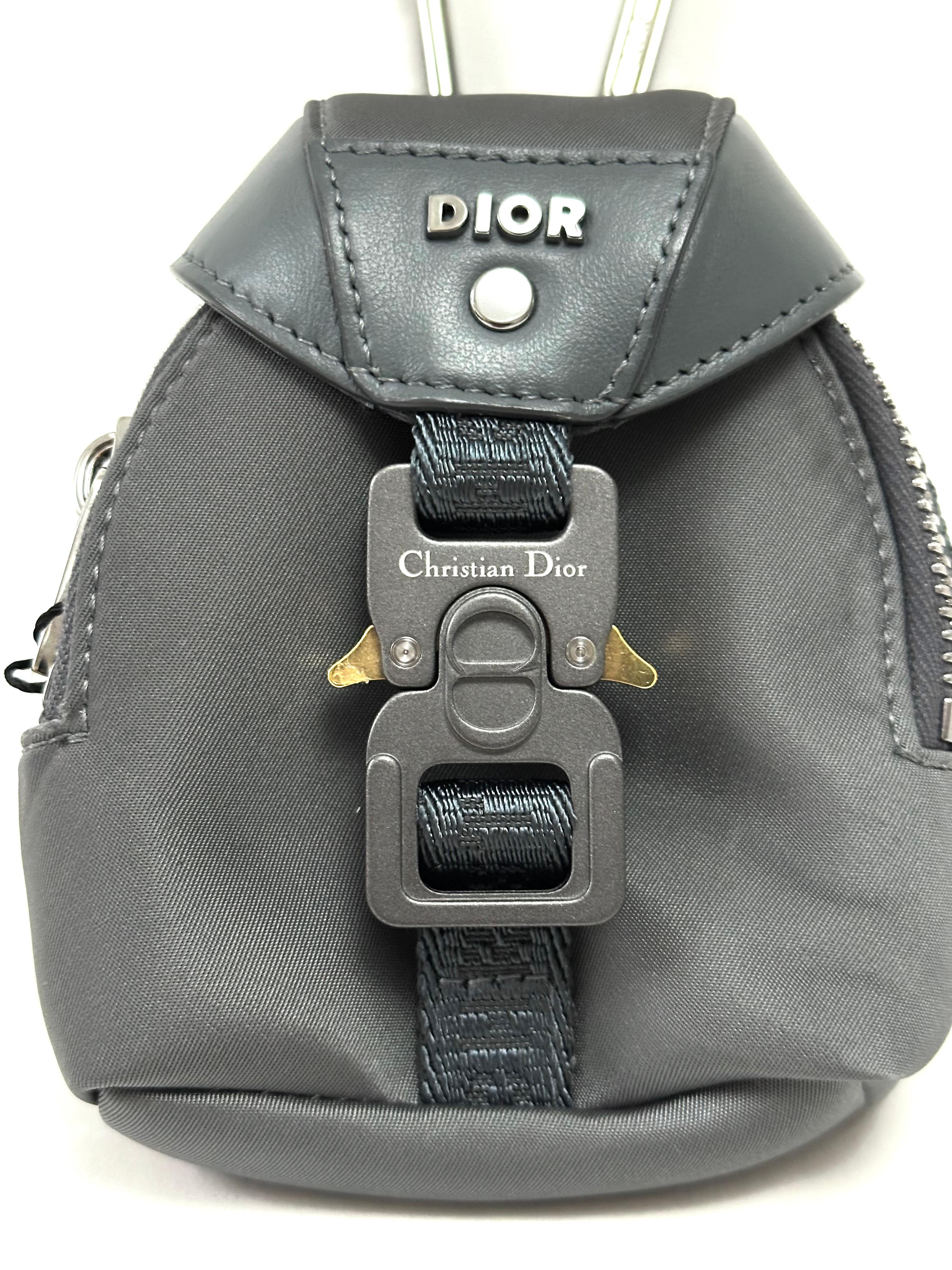 Dior Small Pouch Gray