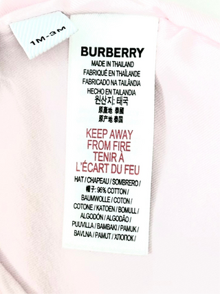 Burberry Baby Pink Classic 3 Pieces Onesie Baby Gift Set