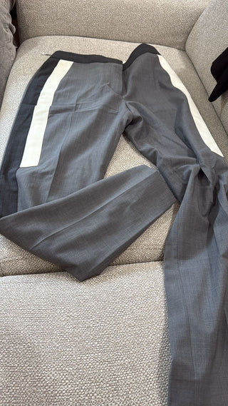 Burberry Grey White Trouser