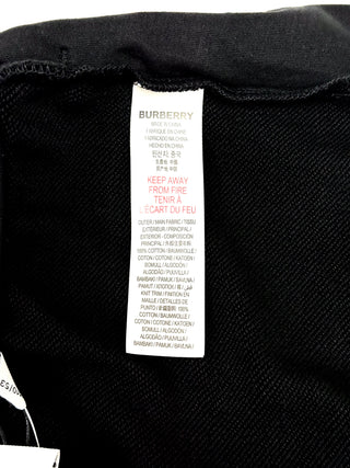 Burberry Black TB Logo Jogger Pants