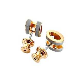 Hermes Mini Pop Earrings Marron Glace