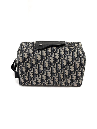 Dior Toiletry Pouch Black Dior Oblique Jacquard