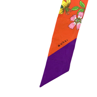 Gucci Printed Silk Twill Ribbon
