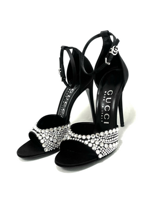 Gucci Crystal Ilse Sandals