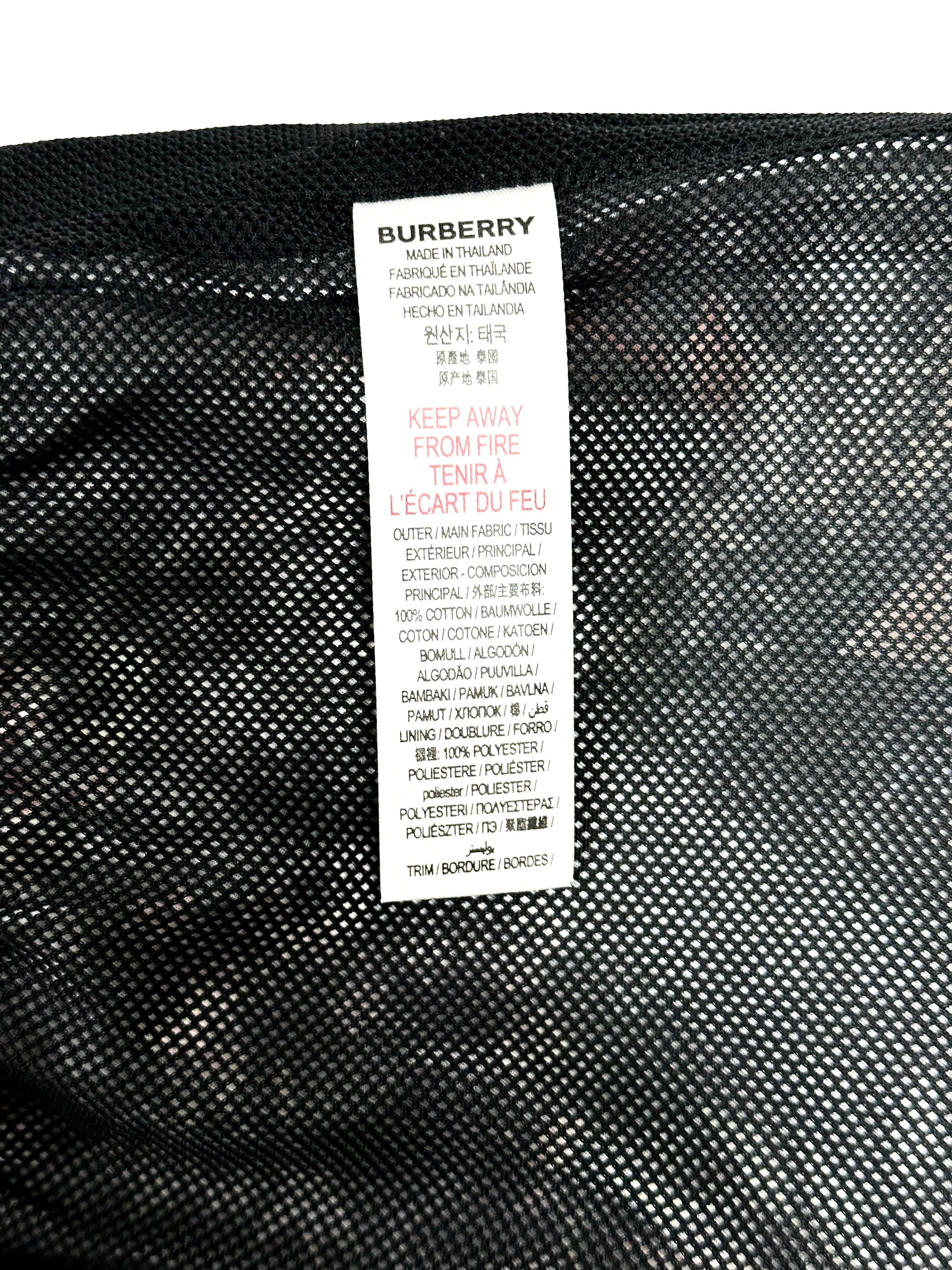 Burberry Black with Flower Print Shorts