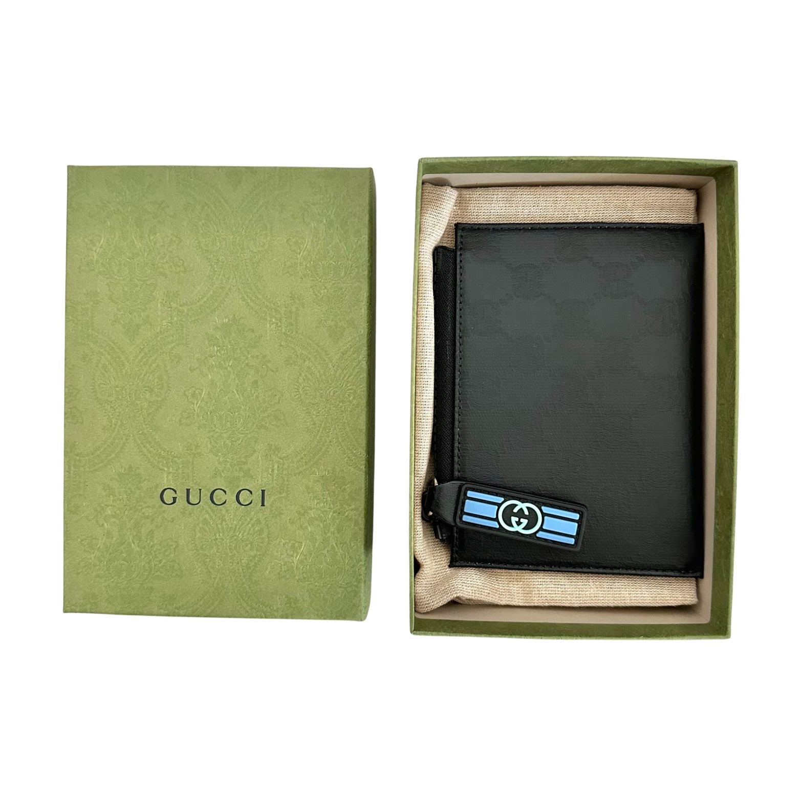 Gucci Black Leather Card Holder