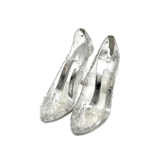 Dolce and Gabbana Silver PVC Crystal Embellishments