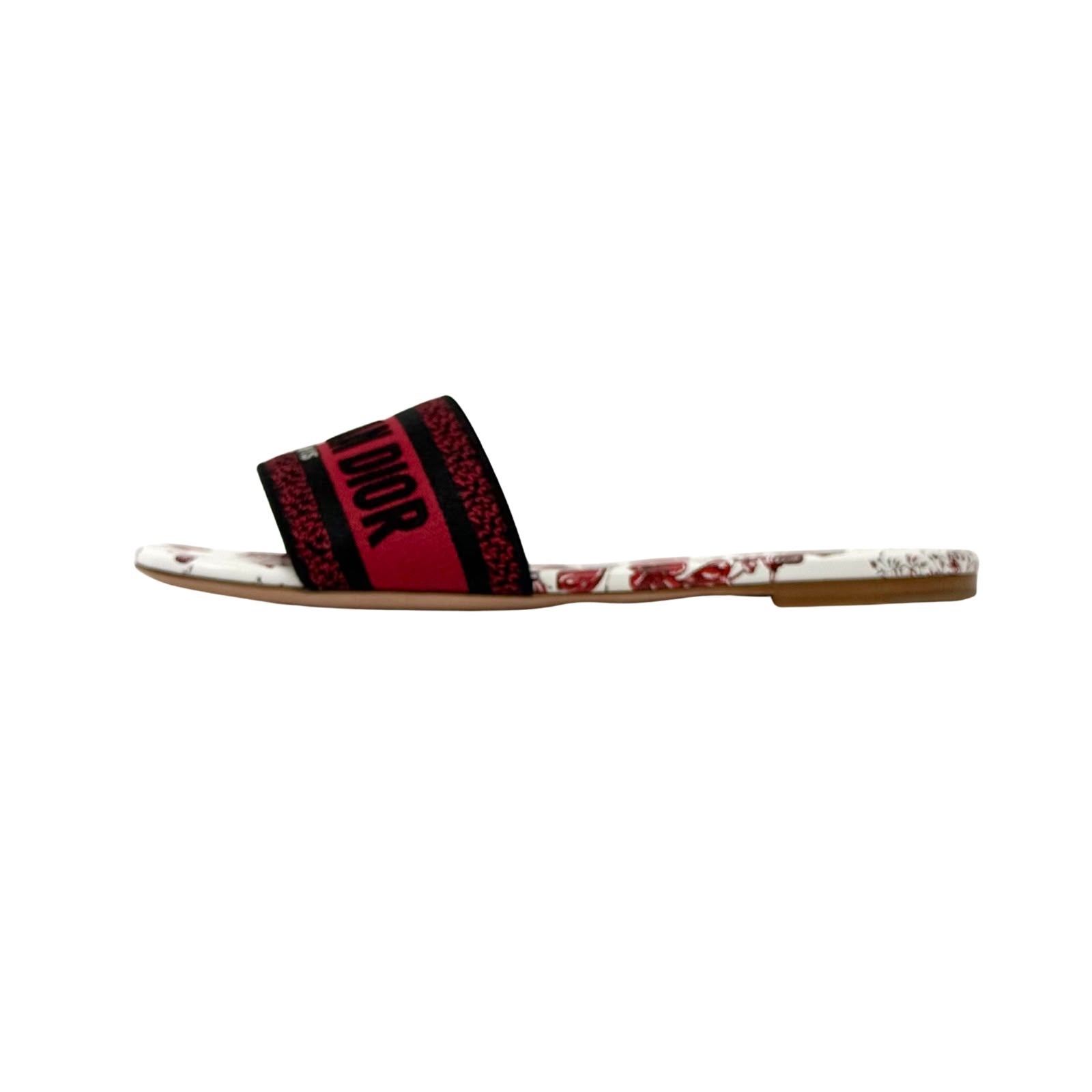 Christian Dior D Way Sandals Red