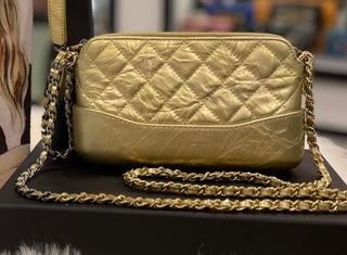 Chanel Gabriele Clutch Gold