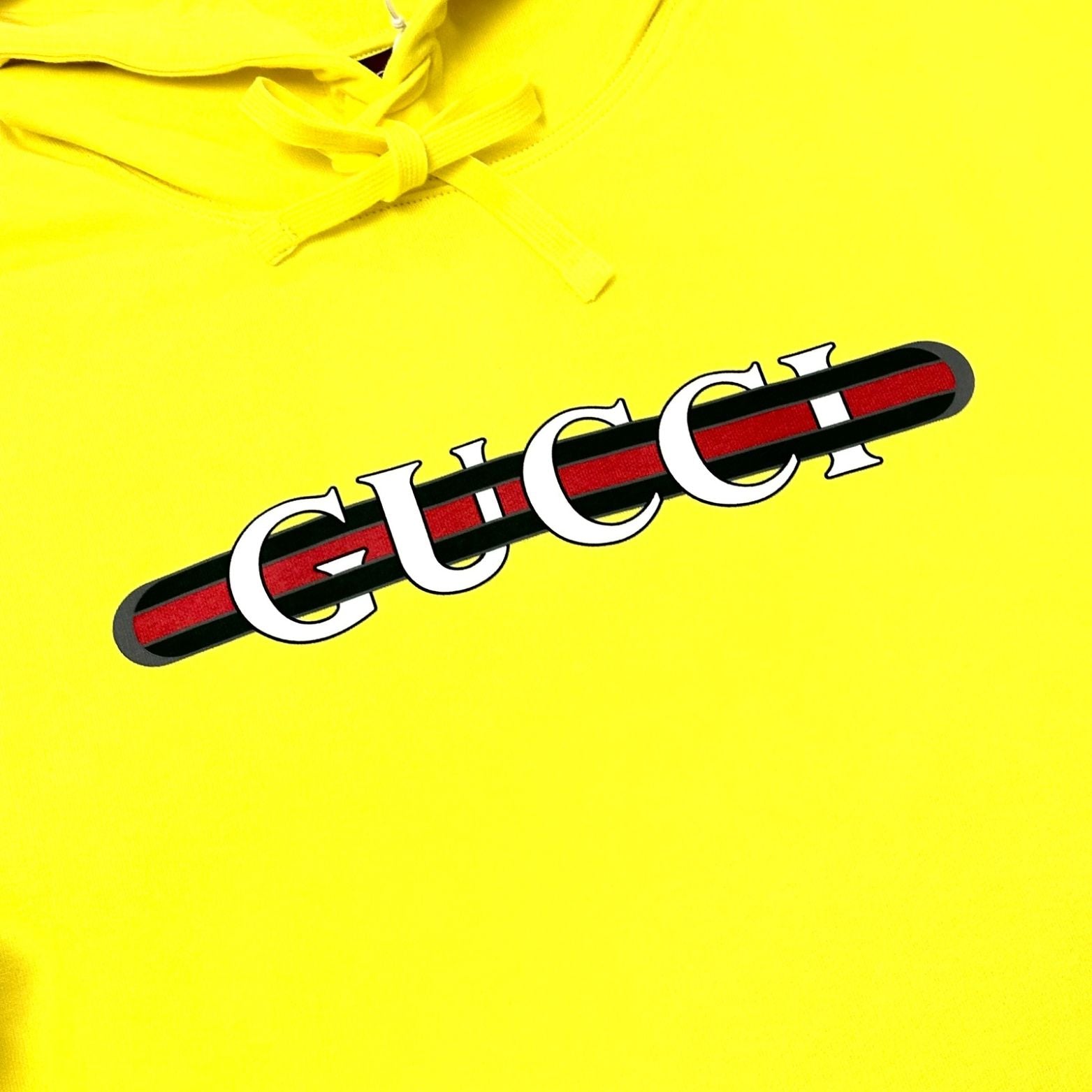 Gucci Hoody Yellow with Gucci Print
