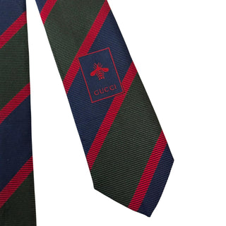Gucci Multicolor Stripes Silk Tie
